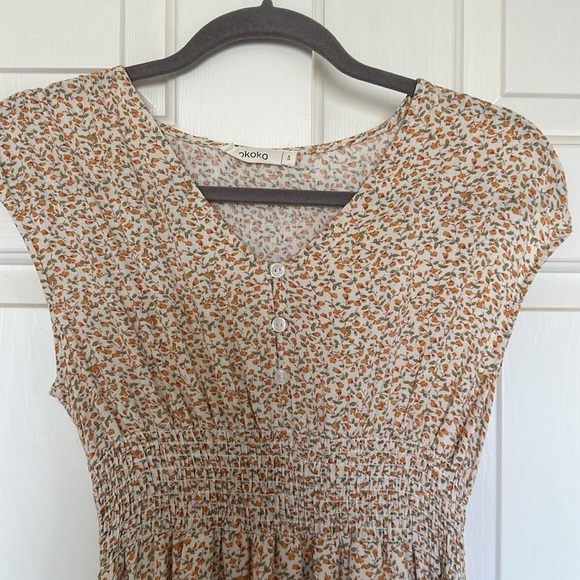 Yellow floral sundress - Picture 2 of 2